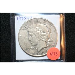 1935-S Peace $1