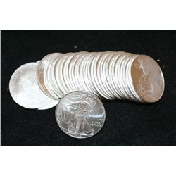 2010 Silver Eagle $1, Roll, Lot of 20