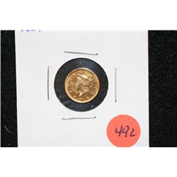 1851 Liberty $1 Gold Coin