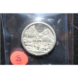 Swiss of America Silver Round, .999 Fine 1 Oz.