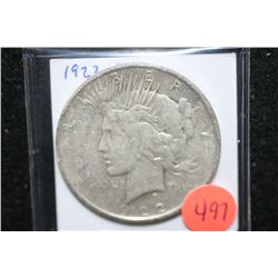1922-D Peace $1