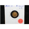 Image 1 : 1849-O Liberty $1 Gold Coin