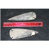 Image 2 : Extra Large Vintage Indian Arrowhead, lot of 2