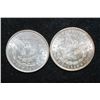 Image 2 : 1886 & 1921 Silver Morgan $1, lot of 2