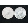 Image 2 : 1922 & 1922-D Peace $1, lot of 2