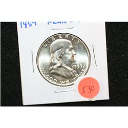 1959 Ben Franklin Half Dollar