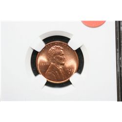 1945 Wheat Back Penny, NGC Graded MS66 RD