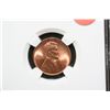 Image 1 : 1945 Wheat Back Penny, NGC Graded MS66 RD