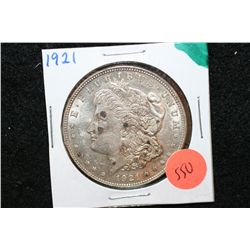 1921 Silver Morgan $1