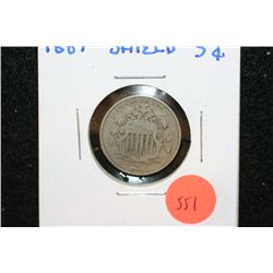 1887 Shield Nickel