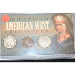 The Spirit of The American West Coin Collection to include 1936 Buffalo Nickel, 1903 Indian Head Pen