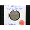 Image 1 : 1921 Columbia Leper Colony 5 Centavos Foreign Coin