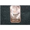 Image 1 : 2012 Copper Ingot, .999 Fine 1 Oz.