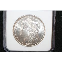 1878-CC Silver Morgan $1, NGC Graded MS64