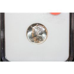 1938-D Mercury Dime, NGC Graded MS65