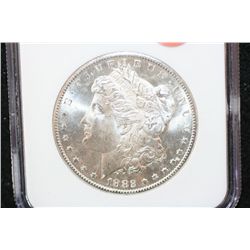 1882-S Silver Morgan $1, NGC Graded MS66