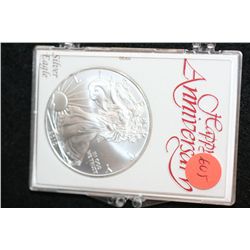 2010 Silver Eagle $1, "Happy Anniversary"