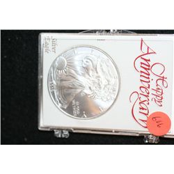 2010 Silver Eagle $1, "Happy Anniversary"