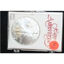2010 Silver Eagle $1, "Happy Anniversary"