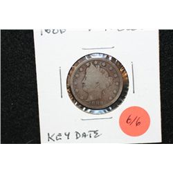 1886 V-Nickel, Key Date