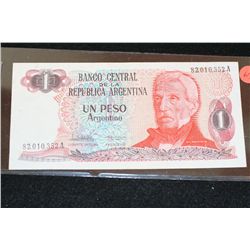 Republica Argentina Un Peso Argentino