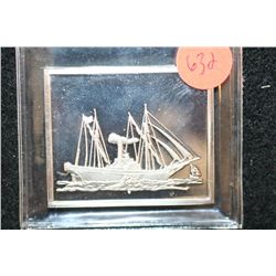 The Medallic Register of American Fighting Ships "Sea Gull" Silver Ingot; .925 Sterling 1 Oz.
