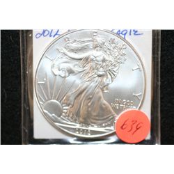 2012 Silver Eagle $1