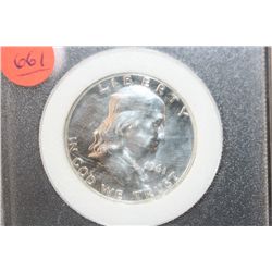 1961-P Ben Franklin Half Dollar, WCG Graded PR69 Cameo