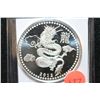 Image 1 : 2012 Year of the Dragon Silver Round, .999 Fine Silver 1 Oz.