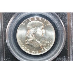 1962-D Ben Franklin Half Dollar, PCGS Graded MS64