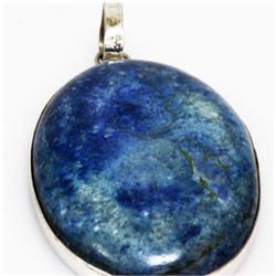 Natural 166.32 ctw Semi Precious .925 Sterling Pendant