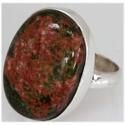 Natural 24.77 ctw Semi Precious .925 Sterling Ring