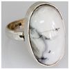 Image 1 : Natural 38.68 ctw Semi Precious .925 Sterling Ring