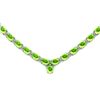 Image 1 : Natural Peridot 55.35ctw Oval Necklace .925 Sterling