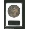 Image 2 : 1869 S$1 MS60 ANACS.  Repunched Date. The...