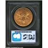 Image 2 : 1868-S $20 AU53 PCGS.  The crimson--orange...