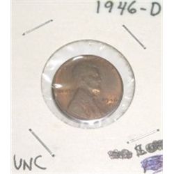 1946-D Lincoln Wheat Penny *RARE UNC HIGH GRADE*!!