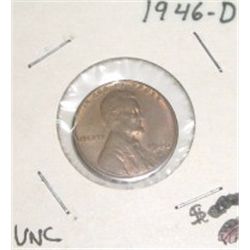 1946-D Lincoln Wheat Penny *RARE UNC HIGH GRADE*!!