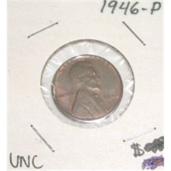 1946-P Lincoln Wheat Penny *RARE UNC HIGH GRADE*!!