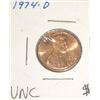 Image 1 : 1974-D Lincoln Wheat Penny *RARE UNC HIGH GRADE*!!