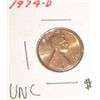 Image 1 : 1974-D Lincoln Wheat Penny *RARE UNC HIGH GRADE*!!