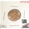 Image 1 : 1974-D Lincoln Wheat Penny *RARE UNC HIGH GRADE*!!