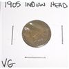 Image 1 : 1905 Indian Head Penny *VERY GOOD GRADE - COIN OUT OF SAFE DEPOSIT BOX*!!