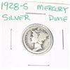Image 1 : 1928-S Mercury Silver Dime *PLEASE LOOK AT PICTURE TO DETERMINE GRADE - COIN OUT OF SAFE DEPOSIT BOX