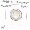 Image 1 : 1948-S Roosevelt Silver Dime *EXTRA FINE GRADE - COIN OUT OF SAFE DEPOSIT BOX*!!