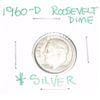 Image 1 : 1960-D Roosevelt Silver Dime *PLEASE LOOK AT PICTURE TO DETERMINE GRADE - COIN OUT OF SAFE DEPOSIT B