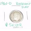 Image 1 : 1961-D Roosevelt Silver Dime *PLEASE LOOK AT PICTURE TO DETERMINE GRADE - COIN OUT OF SAFE DEPOSIT B