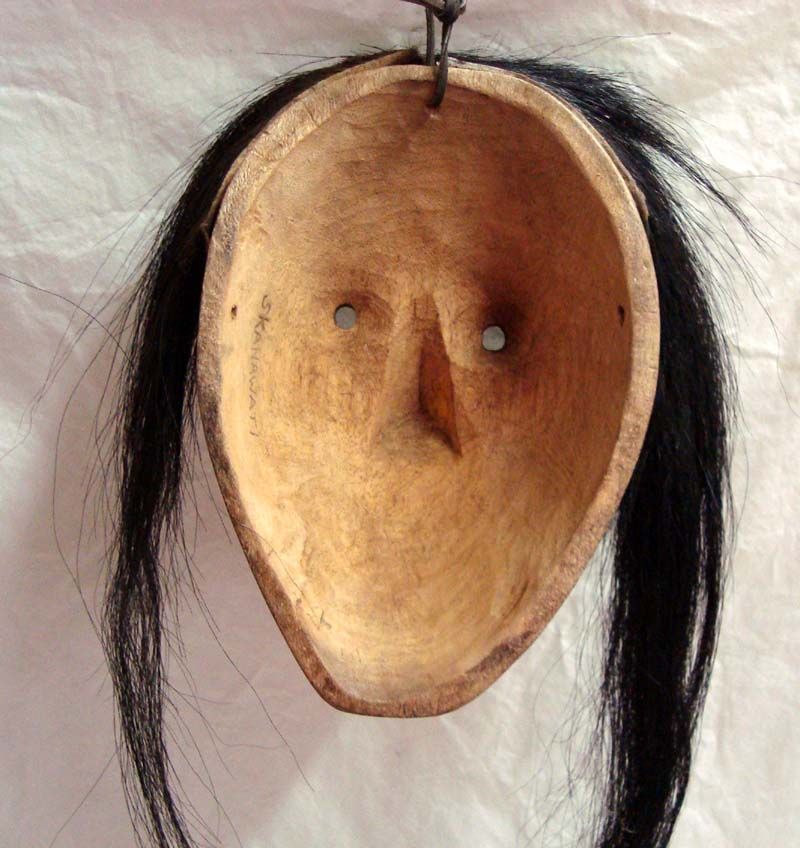 Seneca Mask Seneca Wooden False Face Mask - Skanawati