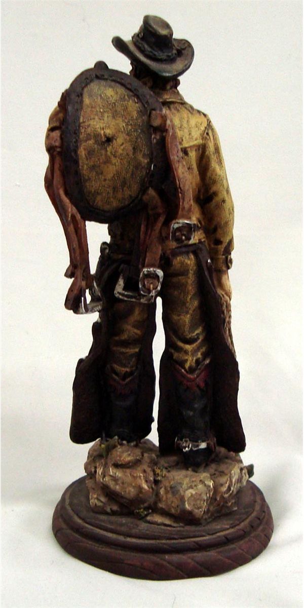 Resin Cowboy Statue