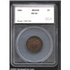 1864 2C Two Cents Large Motto MS65 Brown S...
